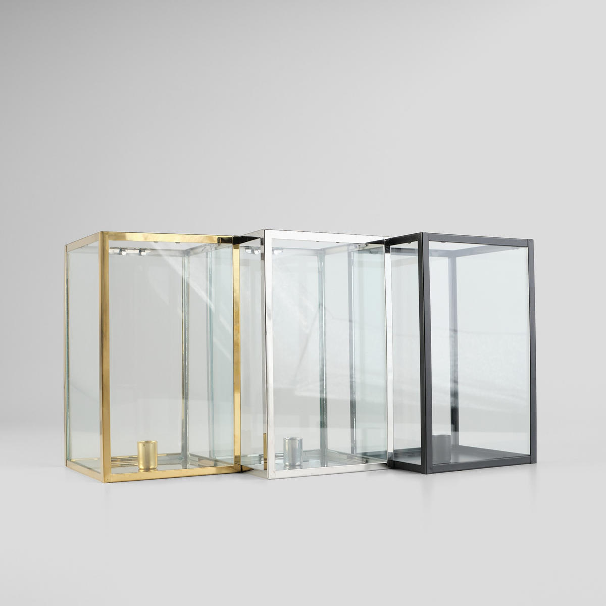 KERZENSTÄNDER Epoch - Silberfarben, Metall (15/25/15cm) - home&you