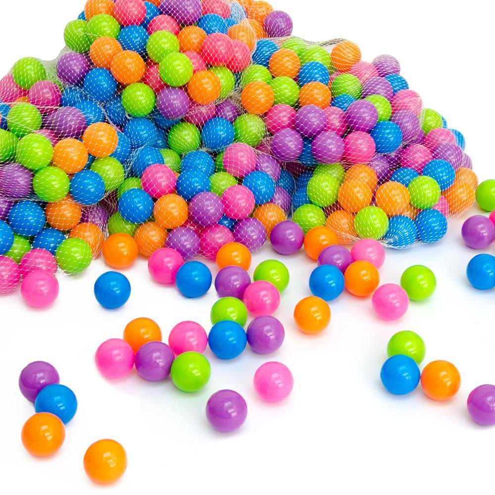 BÄLLEBAD-BÄLLE 50 Stück, Pastellfarben, 5.5 cm - Lila/Multicolor, Kunststoff (5.5/5.5/5.5cm) - Littletom