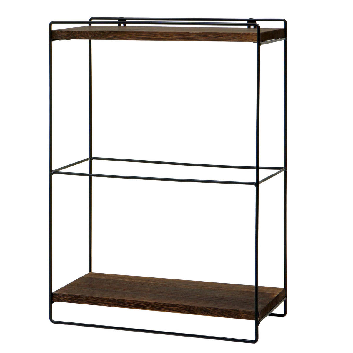 STENSKA POLICA Rjava - rjava, les (35/50/17cm) - MCW