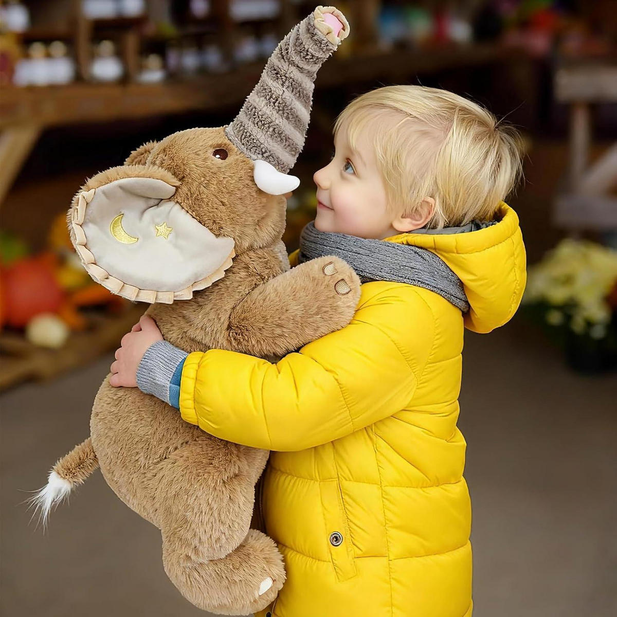 PLÜSCHTIER Elefant 50 cm Braun - Braun, Textil (25/50cm)