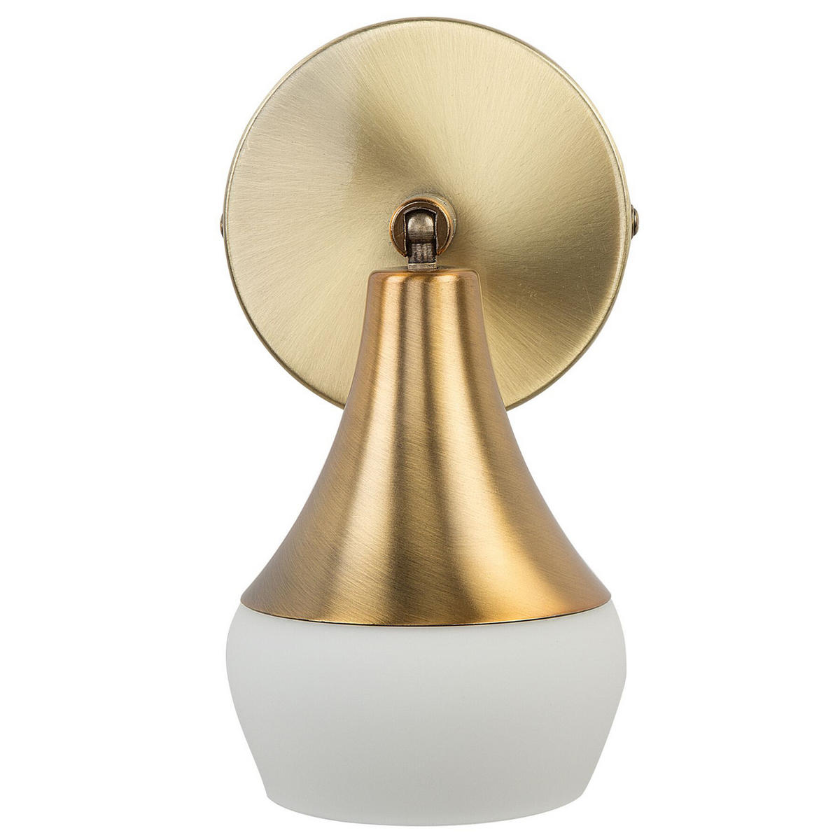 WANDLEUCHTE Antler 14/7/14 cm - Goldfarben, Metall (7/14/14cm) - Beliani