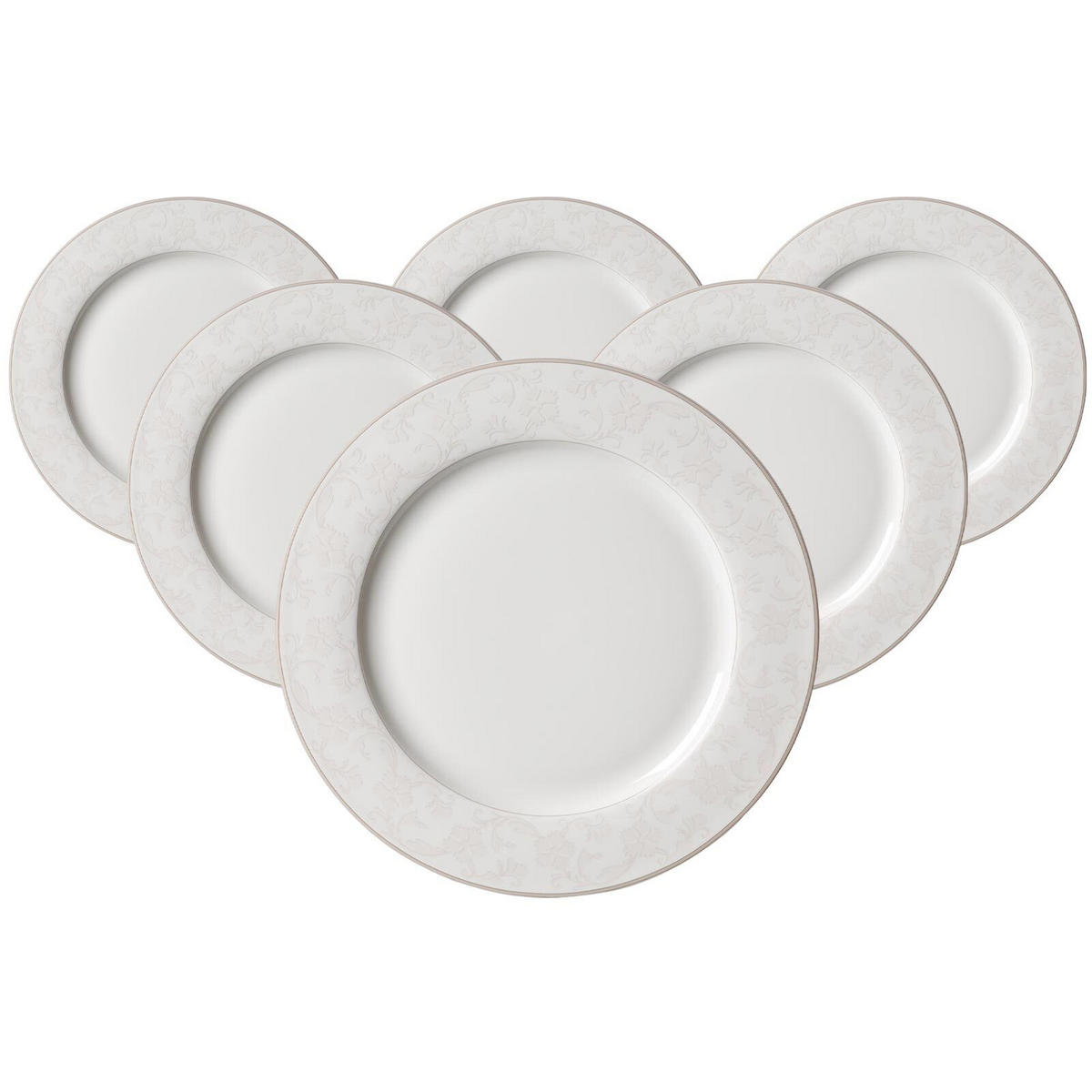 SPEISETELLER Isabella beige ø 27 cm 6er Set - Beige, Keramik (27cm) - Ritzenhoff Breker