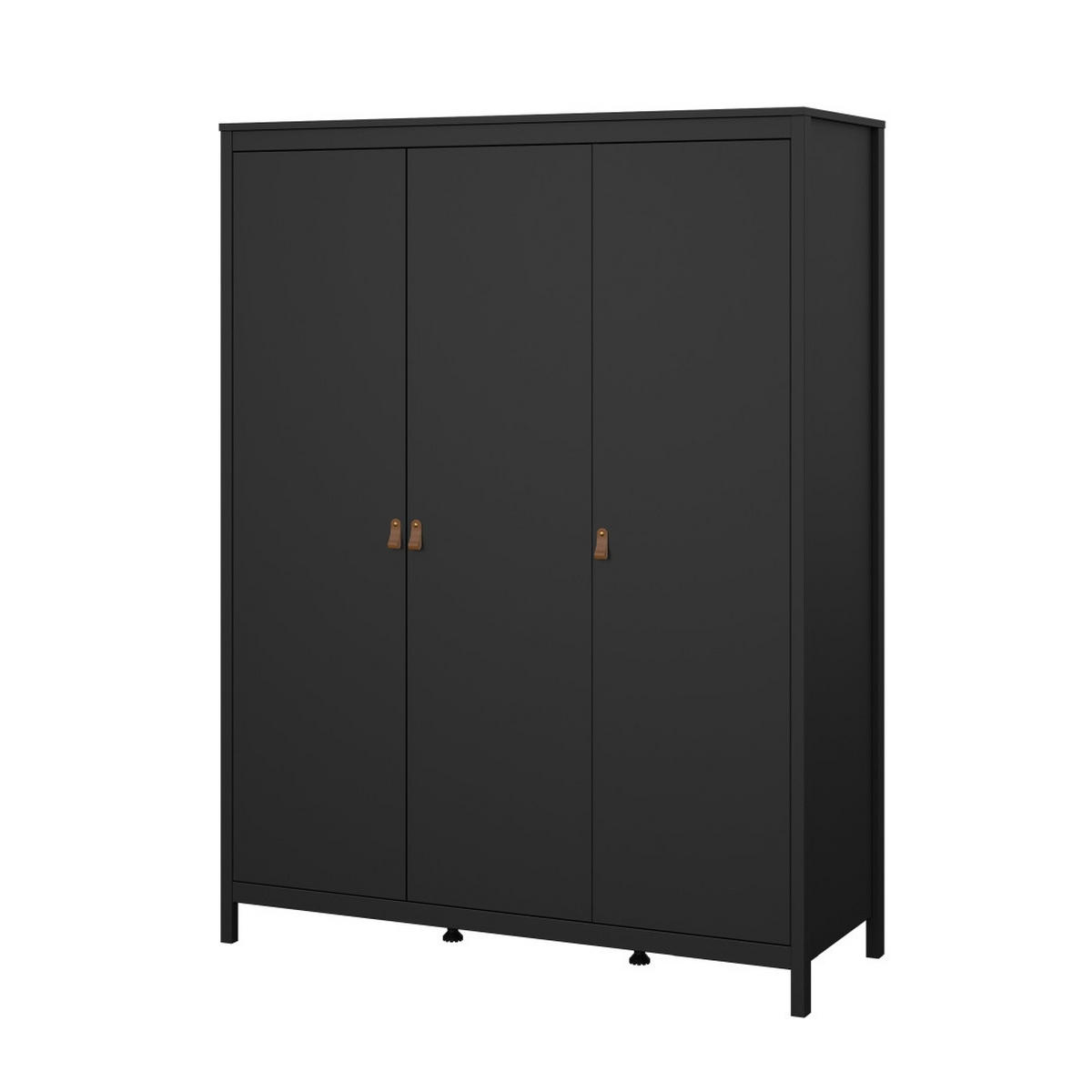 KLEIDERSCHRANK, Madrid, Schwarz, Metall, 150 x 59 x 199 cm - Schwarz, Metall (150/199/59cm) - ebuy24