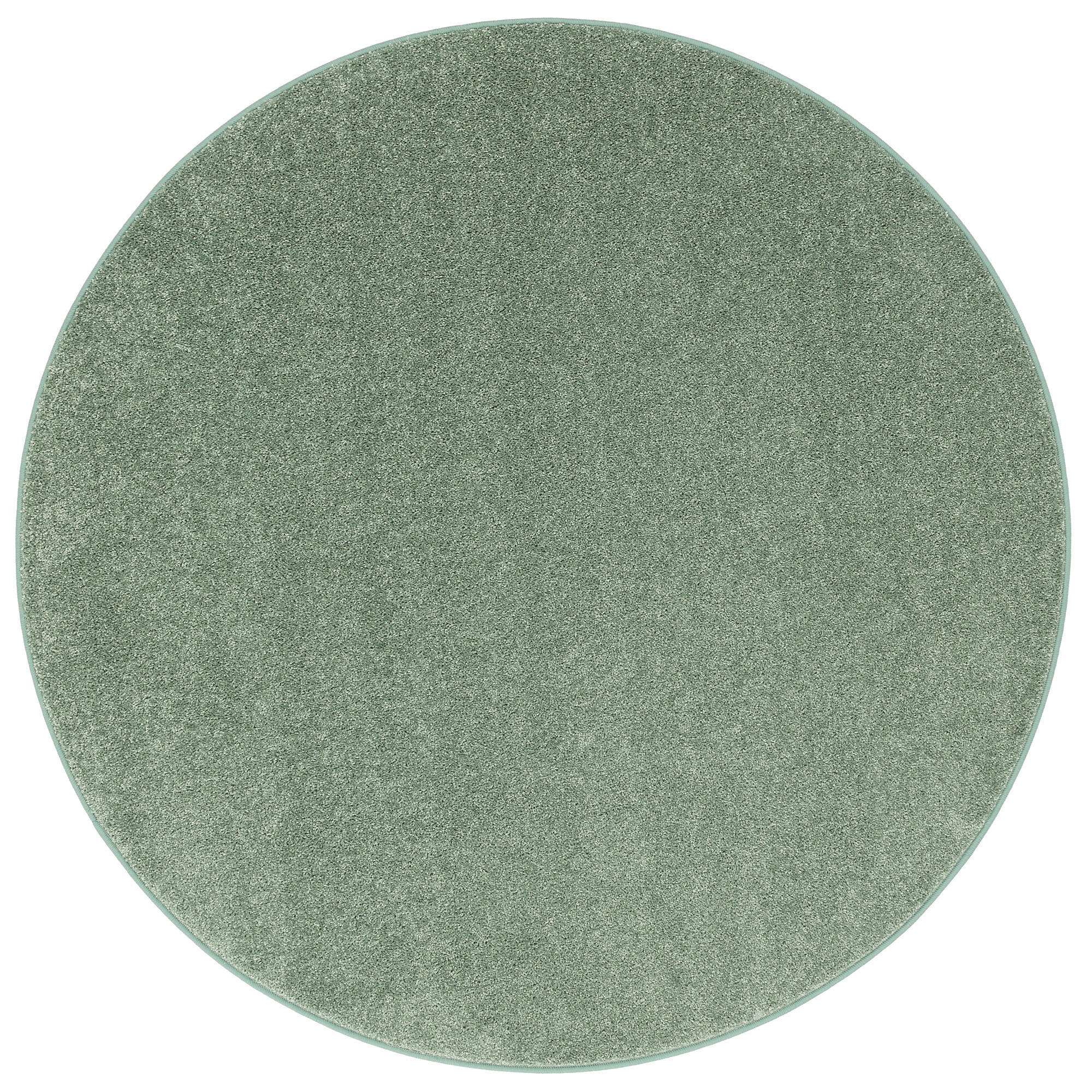 HOCHFLOR VELOURS TEPPICH COTTAGE RUND - Mintgrün, Textil (160/160cm) - Snapstyle