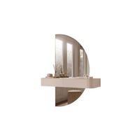 SCHMINKTISCH SAGE 110/40/159 cm Kaschmir Spiegel rechts Push-to-Open - Kaschmir, Holzwerkstoff (110/159/40cm) - Lookway