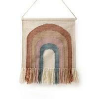 WANDDEKO Rainbow Multicolor 50x50 cm - Multicolor, Textil (50/50cm) - Lytte