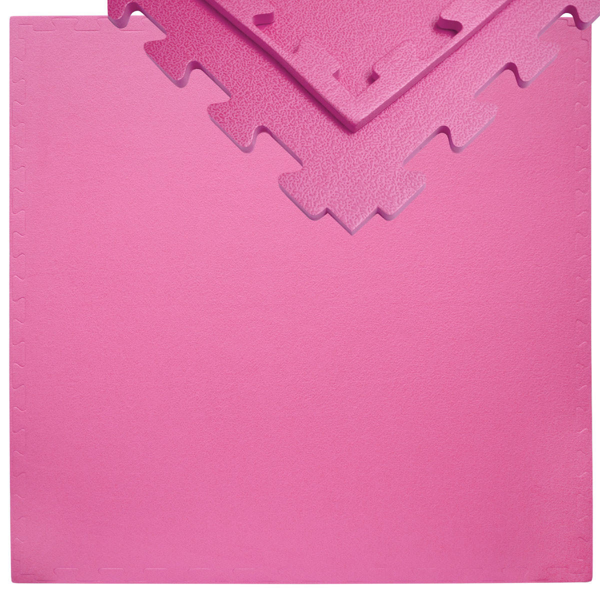 PUZZLEMATTE 90x90x1.2 cm, Pink - Pink, Kunststoff (90/90cm) - eyepower