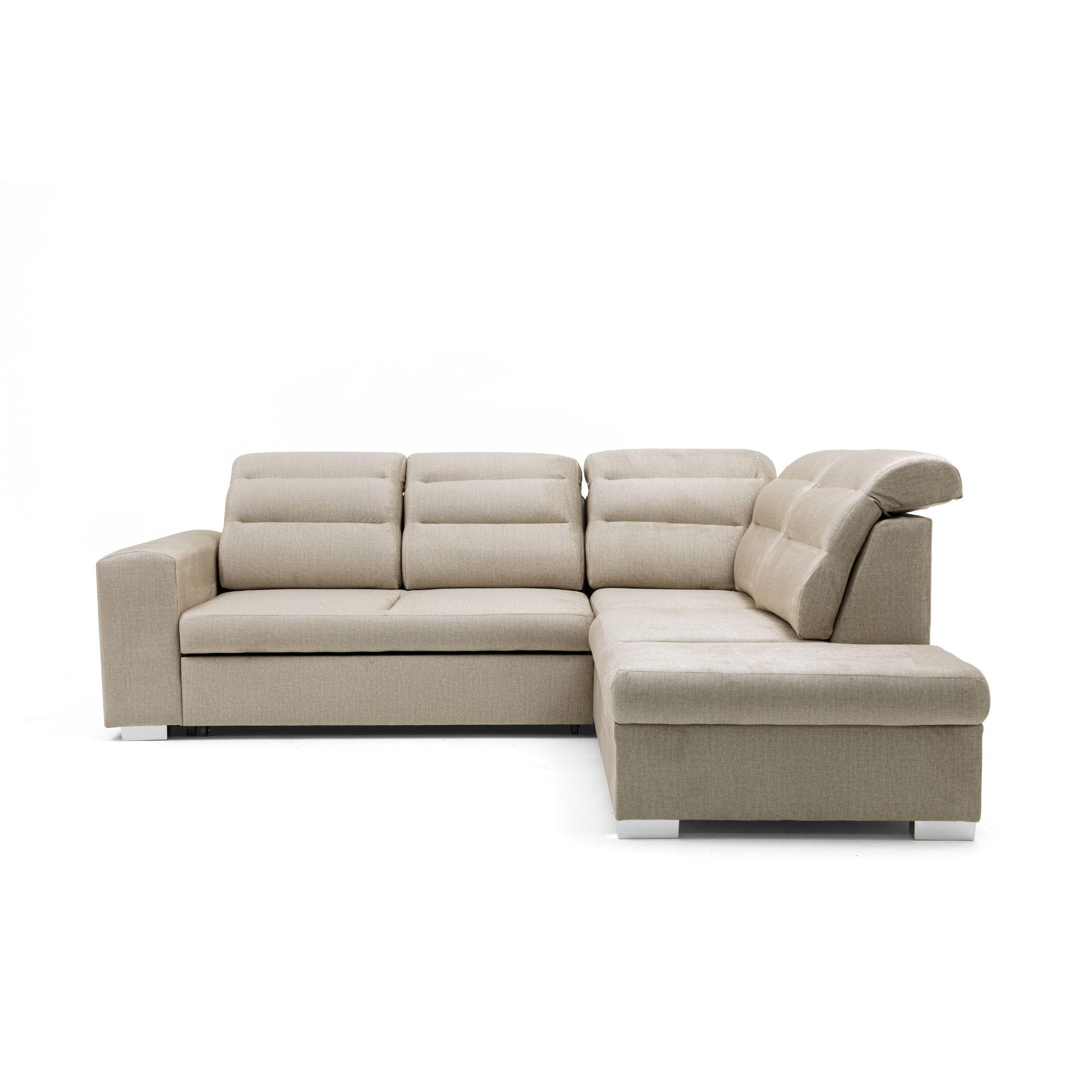 Muffo Ecksofa Beige 260x202 cm
