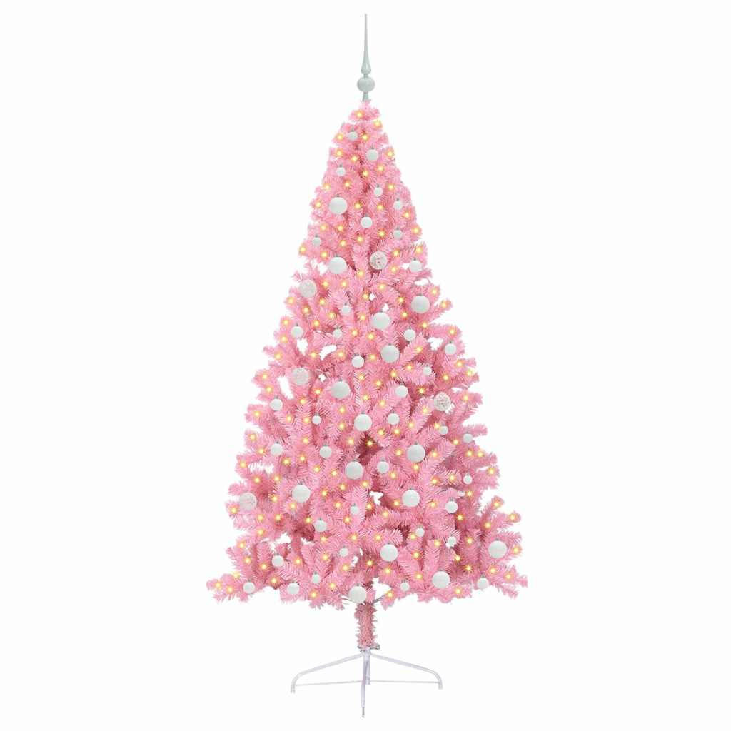 vidaXL Weihnachtsbaum Rosa 180 cm