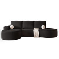 ECKSOFA SOFIA mit Schlaffunktion und Bettkasten Anthrazit - Anthrazit, Holzwerkstoff/Kunststoff (277/157cm) - Idohome