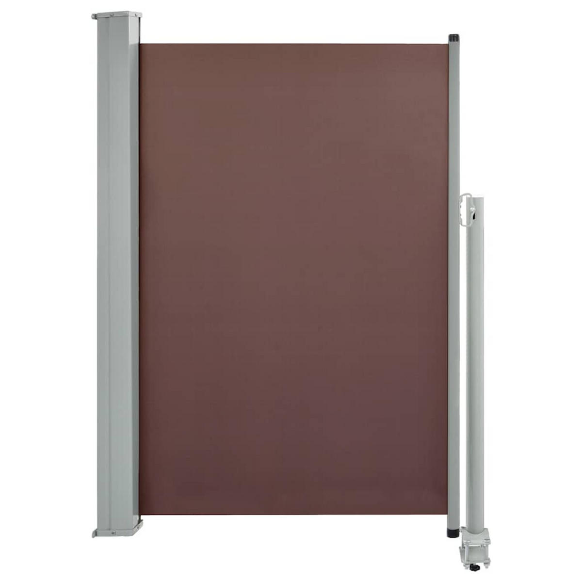 AUSZIEHBARE Seitenmarkise 120x300 cm Braun - Braun, Textil (300/120/300cm) - furnicato