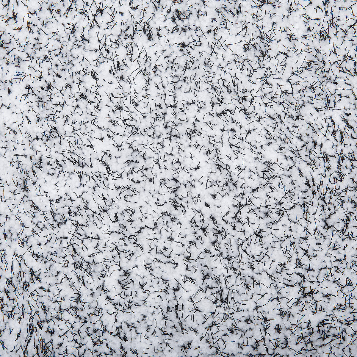 SHAGGY-TEPPICH Demre 200/200 cm - Schwarz, Kunststoff (200/200cm) - Beliani