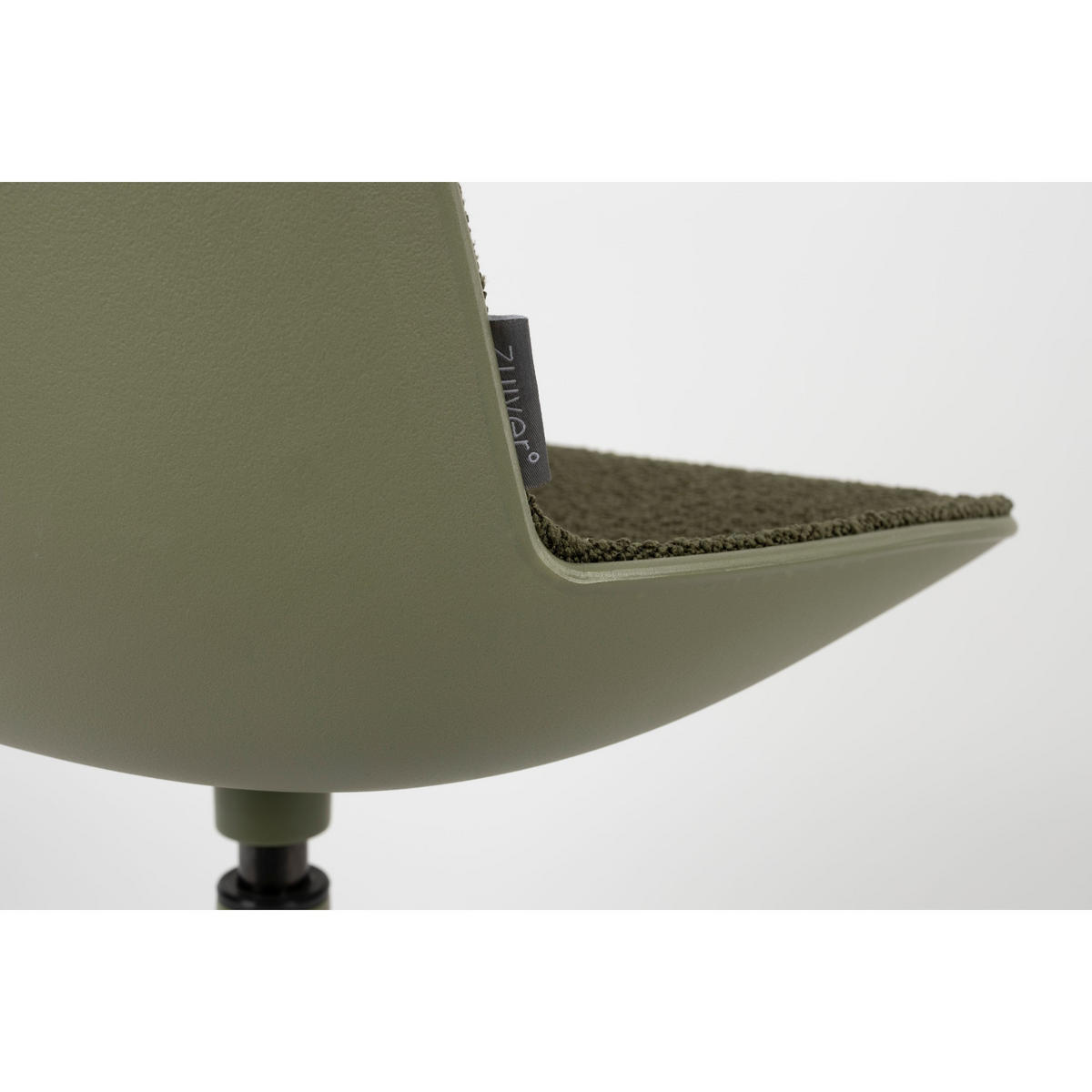 ESSZIMMERSTUHL Albert Kuip Swivel Grün - 2 er Set - Grün, Textil (45/83.6/52cm) - Zuiver