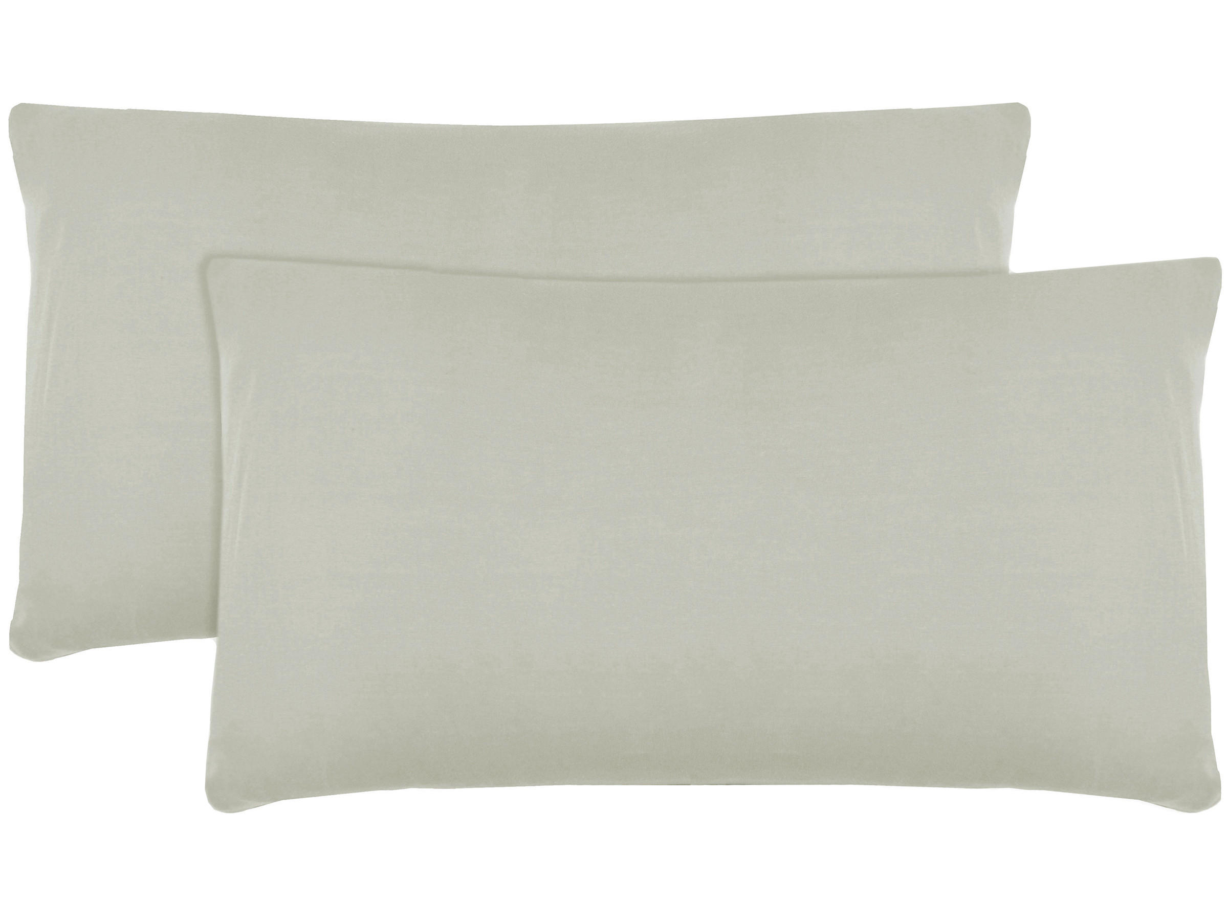 KISSENBEZUG, 2er-Set, 40x80 cm, 100% Baumwolle, Grau - Hellgrau, Textil (40/80cm) - Zollner