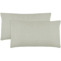 KISSENBEZUG, 2er-Set, 40x80 cm, 100% Baumwolle, Grau - Hellgrau, Textil (40/80cm) - Zollner