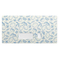 SCHREIBTISCHUNTERLAGE 120x60 cm Blau - Pastellblau, Kunststoff (1.6/120/60cm) - Wallfluent