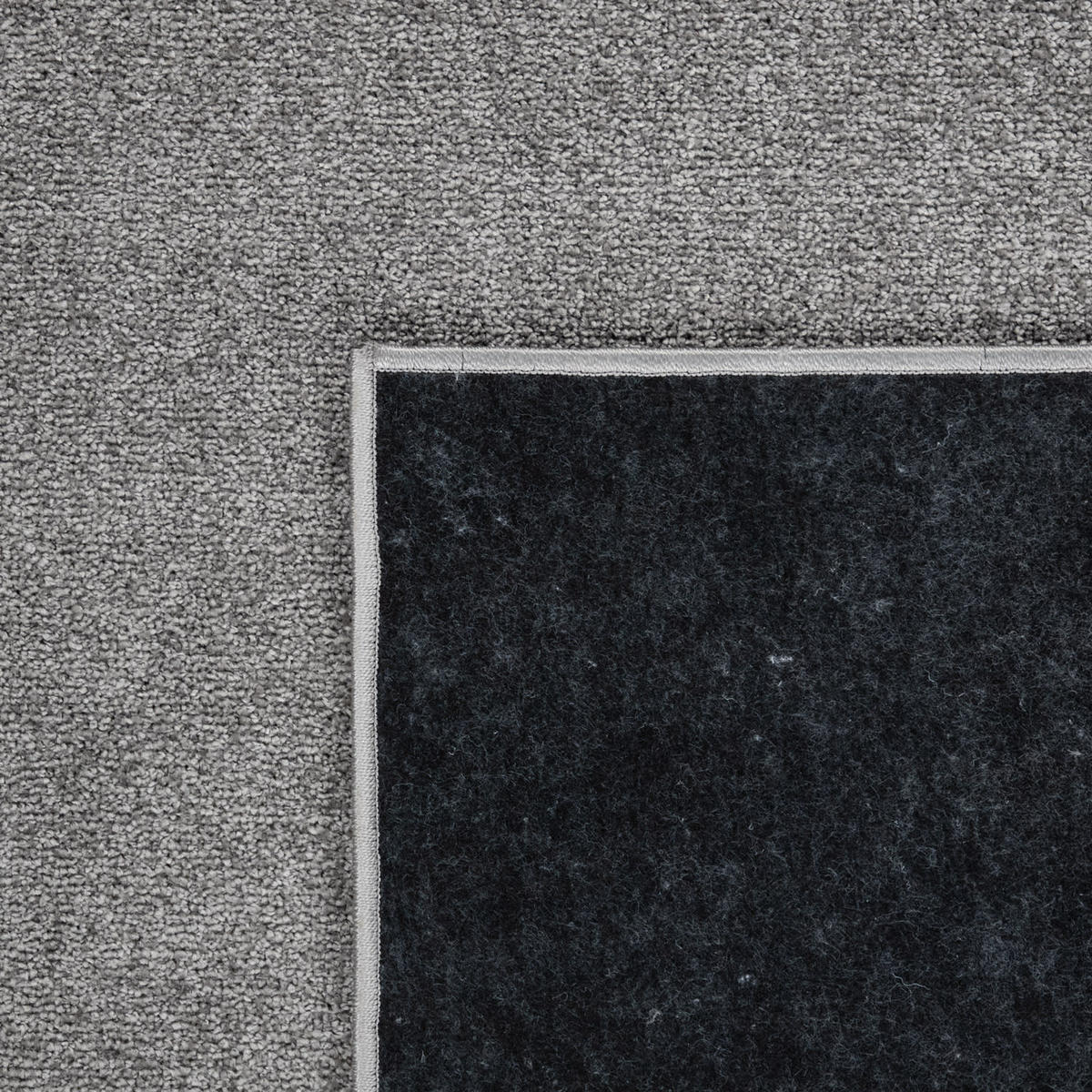 KURZFLORTEPPICH Waschbar, einfarbig, Anthrazit, 200 x 280 cm - Anthrazit, Textil (200/280cm) - KADIMA DESIGN