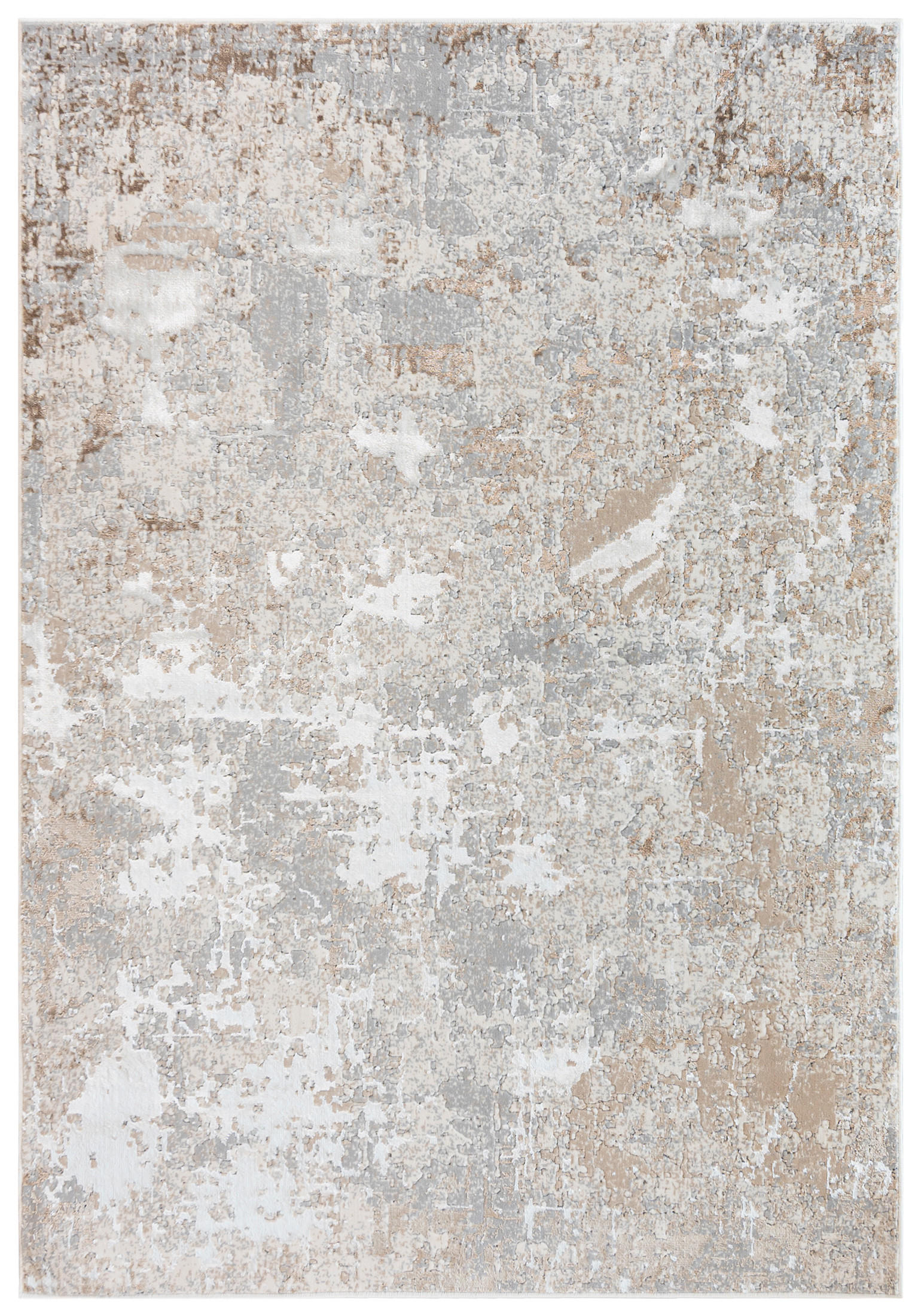 MAZOVIA TEPPICH UD30A - Creme, Blau - 200 x 300 cm - Blau/Creme, Textil (200/300cm) - Mazovia