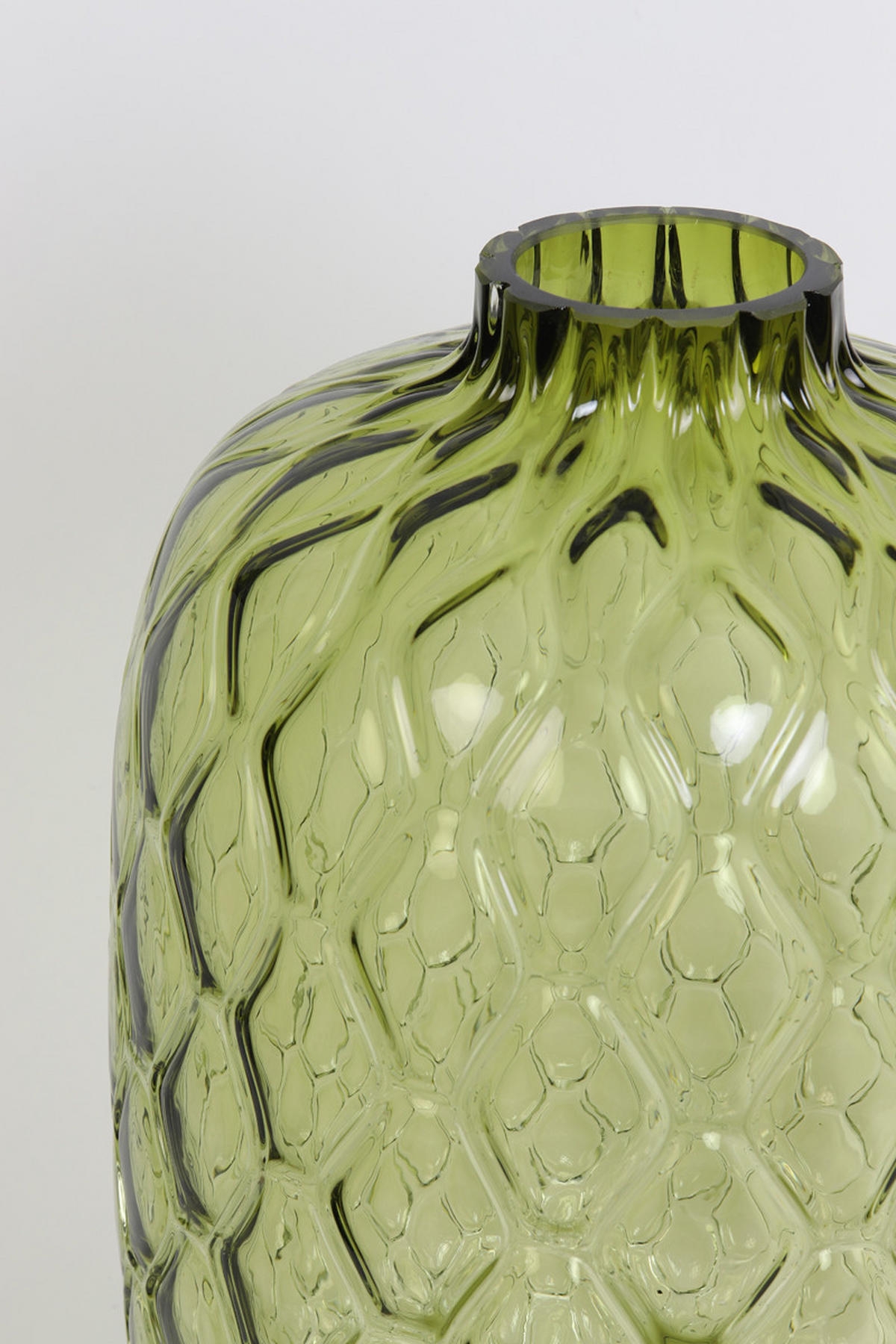 VASE Carino Grün Ø29/42 cm - Grün, Glas (29/42cm) - Light & Living