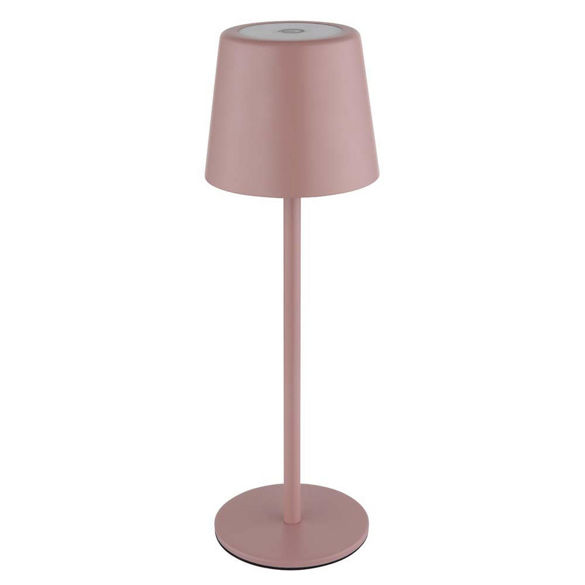 LED TISCHLEUCHTE Metall Rosa - Rosa, Metall (8.5/8.5/28cm) - Globo Lighting