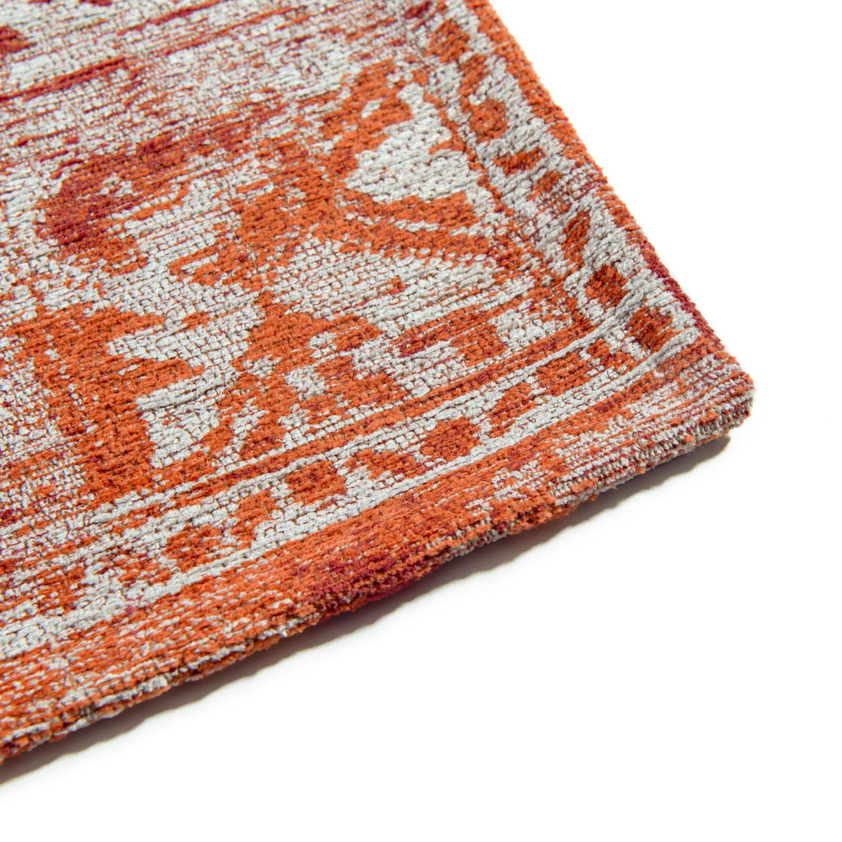 TEPPICH Heris Brick 80/150 cm - Rot, Textil (80/150cm) - Lola&Moi