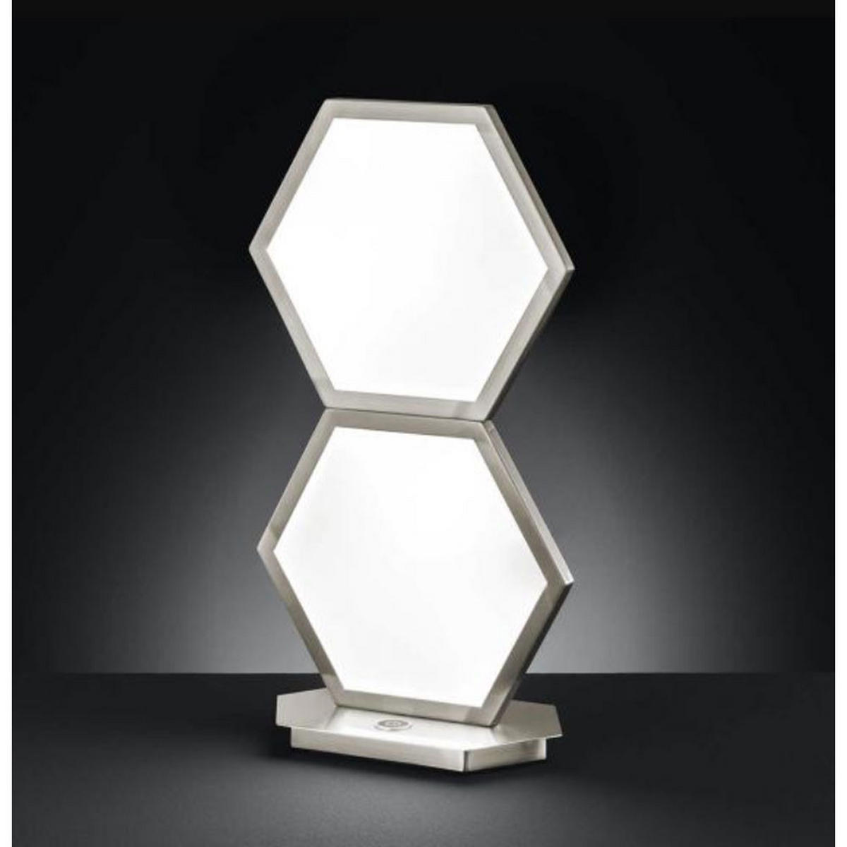 LED TISCHLEUCHTE SIGNE Silber Acryl Aluminium - Silberfarben, Metall (22/13.5/38cm) - Wofi