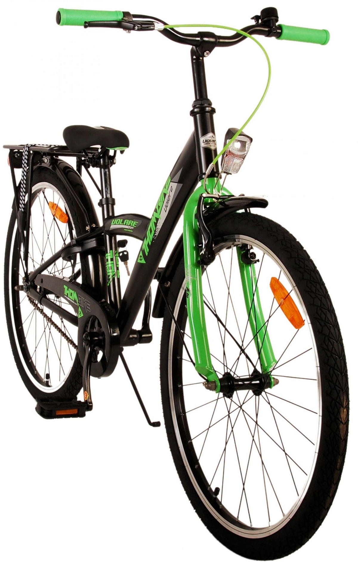 KINDERFAHRRAD Thornbike - Jungen - Rücktritt + Handbremse - 24 Zoll - Grün - Grün, Metall (61cm) - TPFSports