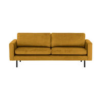 DREISITZER-SOFA Lioni-Kronos 1 - Gelb, Holz/Textil (200/84/94cm)