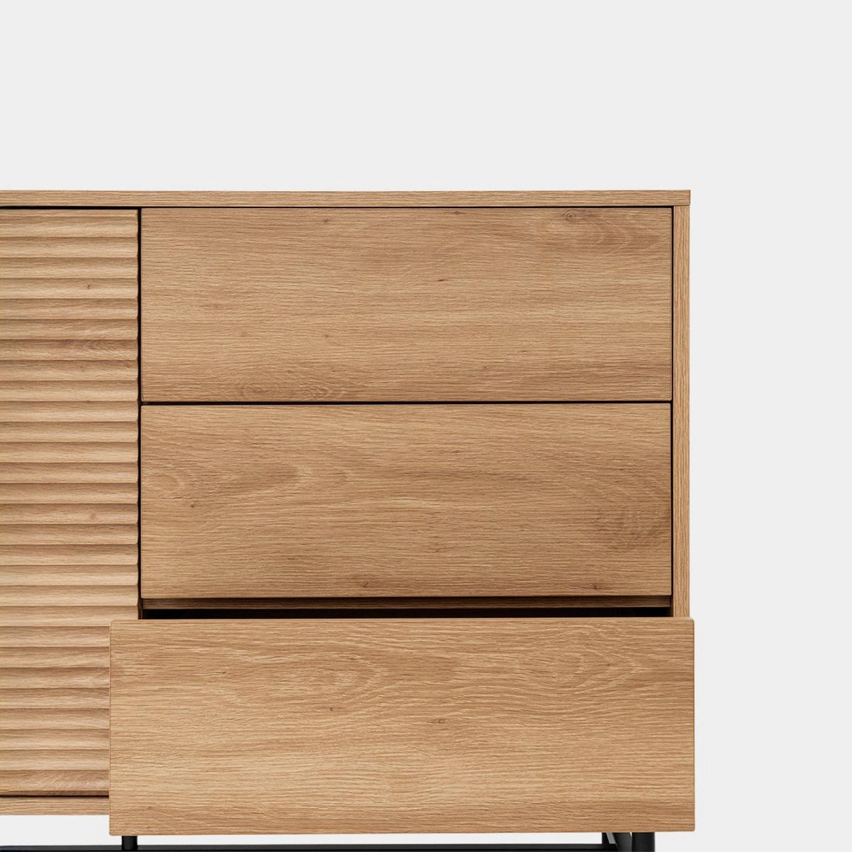 ANRICHTE NIEDRIGE Land Natürlich 150 cm x 78 cm - Naturfarben, Holzwerkstoff (150/78/40cm) - Klast Home