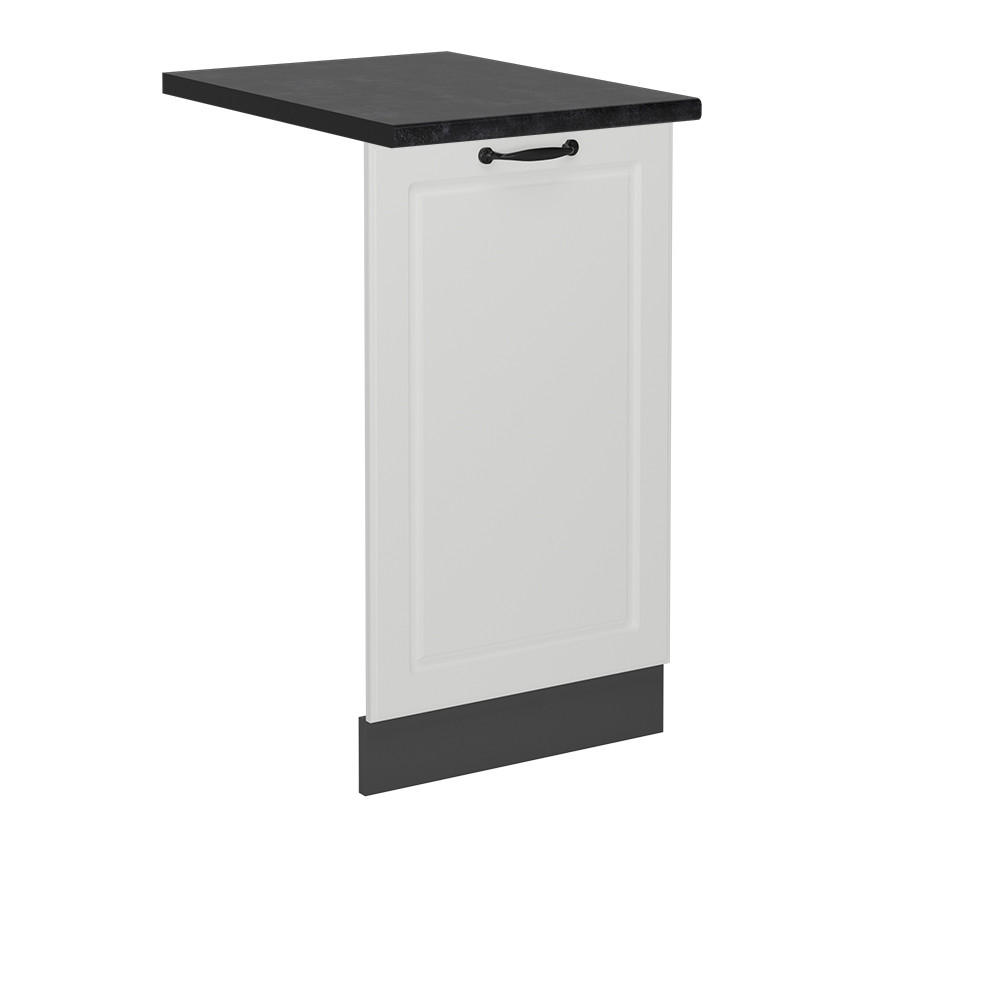 DISKMASKINENS FRONTPANEL R-Line Vitt hus på landet 45 cm , AP Antracit Vit, Antracit 81.8/45/60 cm