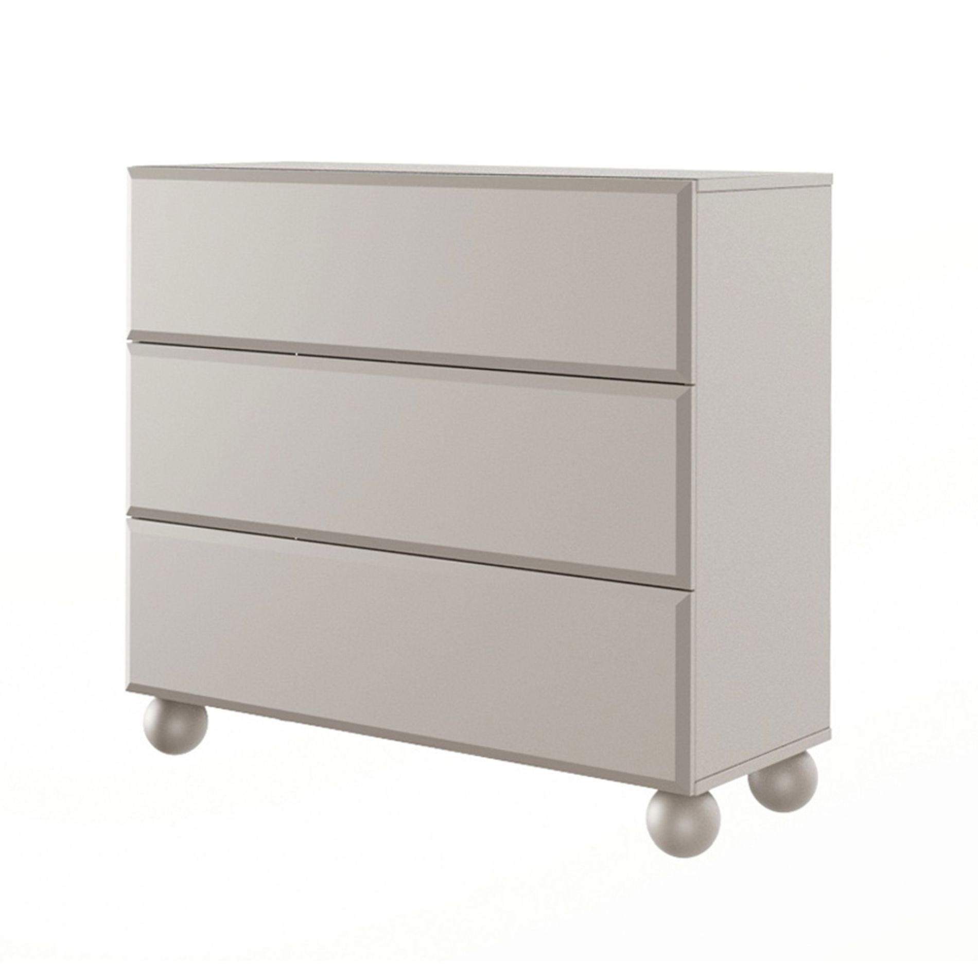 KOMMODE Chocolated Beige 100 cm - Beige/Goldfarben, Holz/Holzwerkstoff (100/90.5/39cm) - Selsey