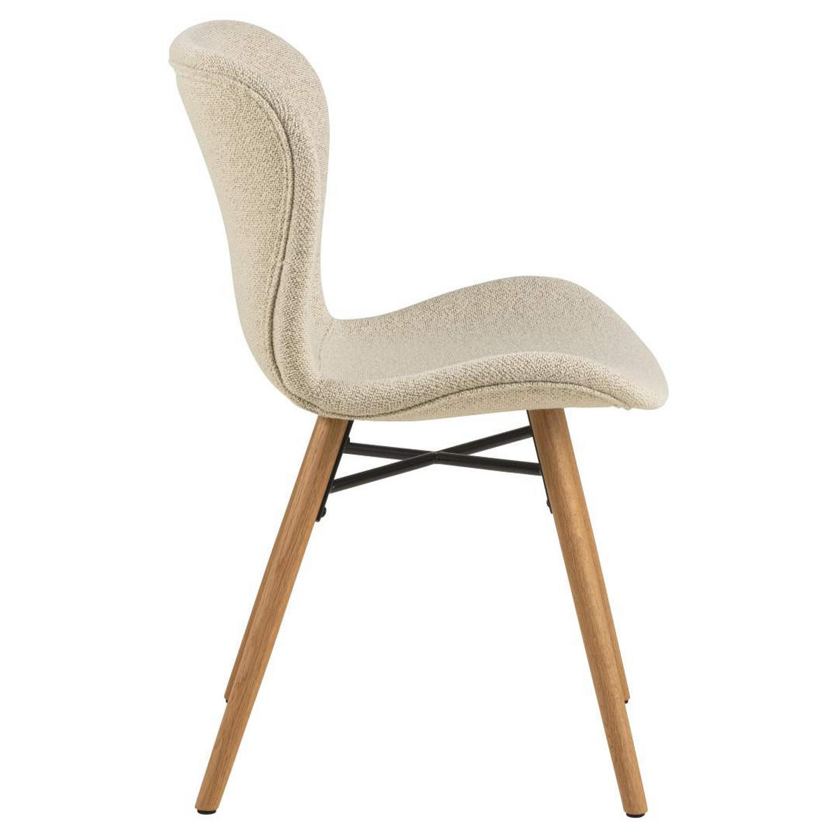 ESSZIMMERSTUHL, BatildaA, Stühle Beige, Stoff, 47 x 53 x 83 cm, 2-teilig - Beige, Textil (47/83/53cm) - ebuy24