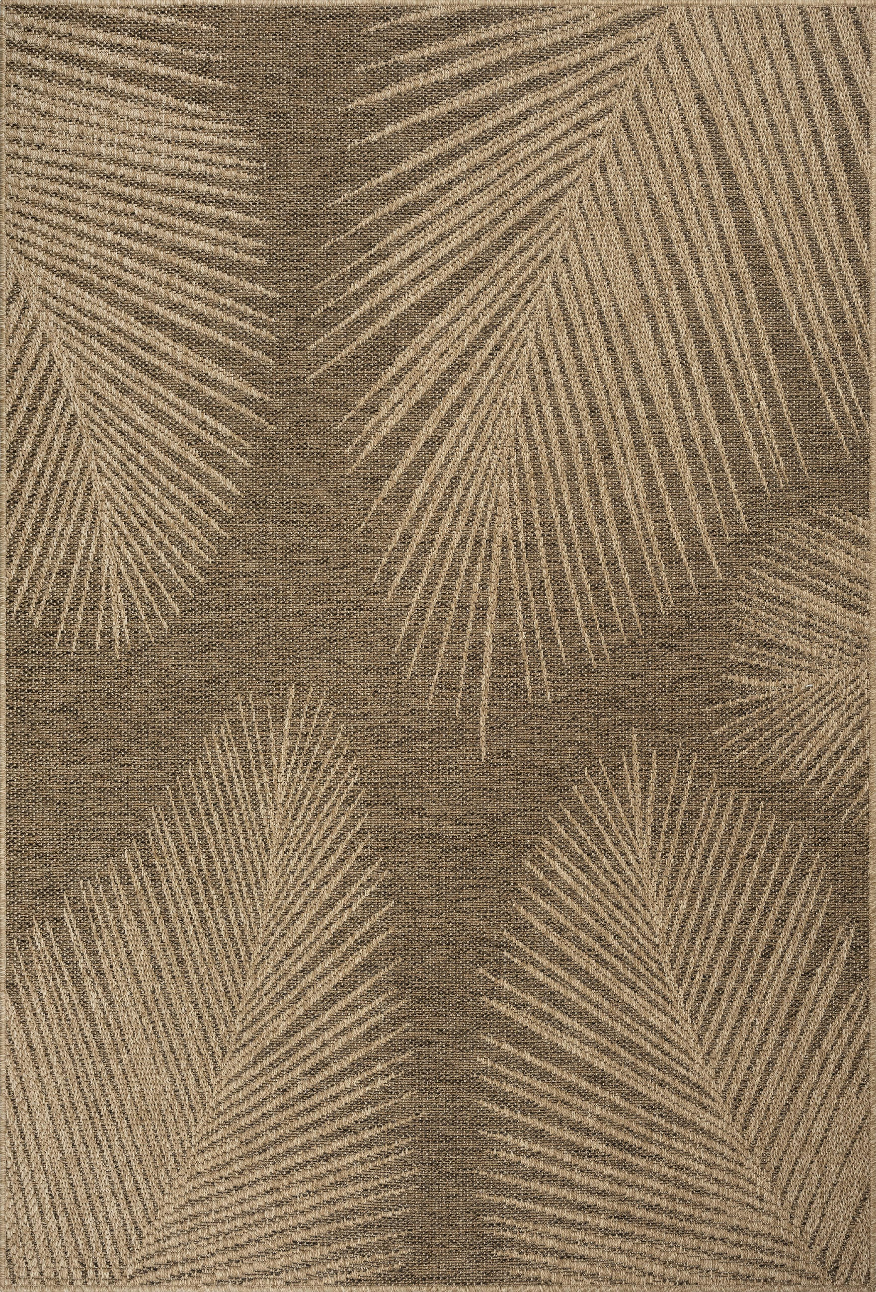 FLACHWEBTEPPICH Floral CORDEV Polypropylen Natur 160 x 230 cm - Beige, Textil (160/230cm) - KADIMA DESIGN