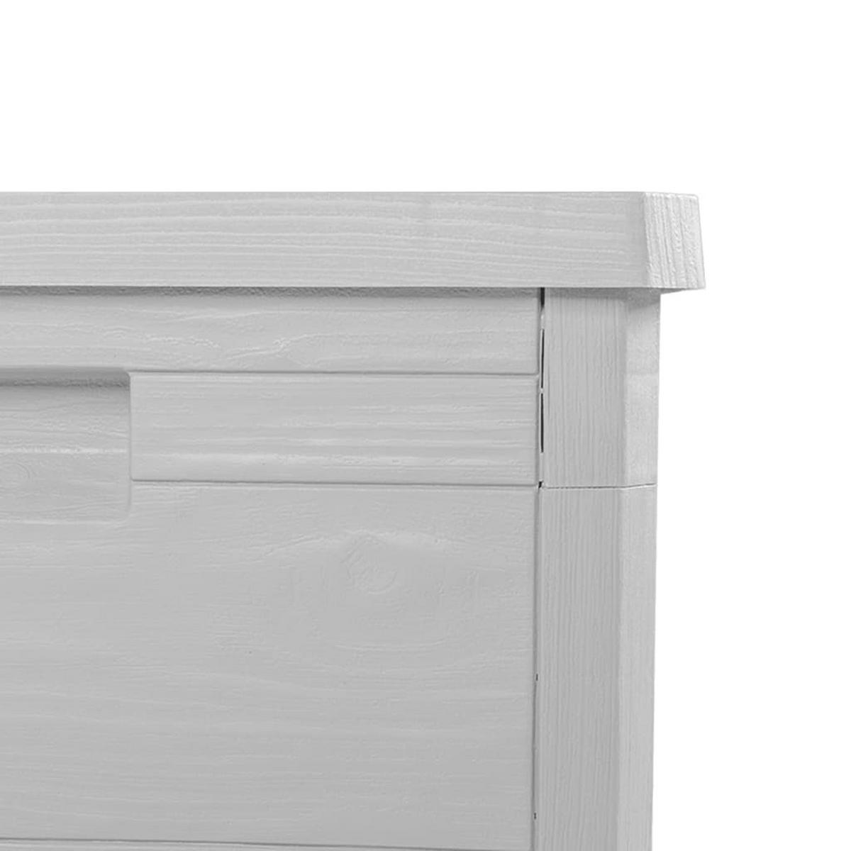 OUTDOOR-KISSENBOX Grau 77,5/44,5/53 Cm Polypropylen - Grau, Kunststoff (44.5/53/77.5cm) - vidaXL