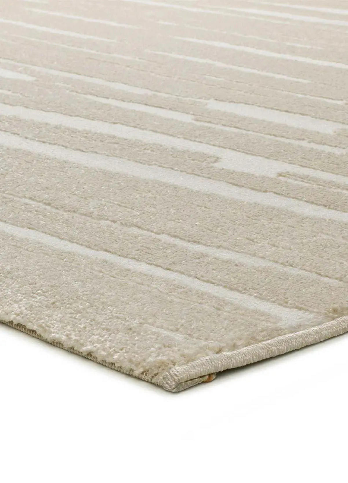 WEBTEPPICH Weiß / Creme Sensation Lin 160/230 cm - Creme, Naturmaterialien/Textil (160/230cm) - Atticgo