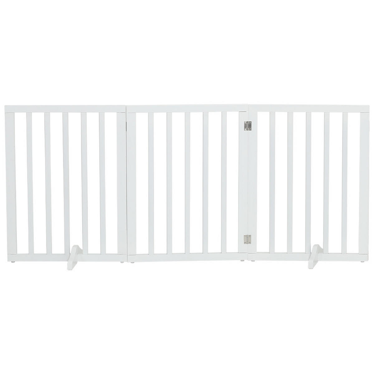 SCHUTZGITTER 3-Paneele Faltbar Freistehend MDF Weiß - Weiß, Holzwerkstoff (139/1.8cm) - Livingandhome