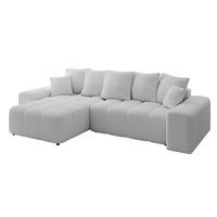 ECKSOFA Ottomane links/rechts ENIL-L 290x175x84 Hellgrau Bouclé - Hellgrau, Holzwerkstoff/Kunststoff (290/175cm) - ALTDECOR