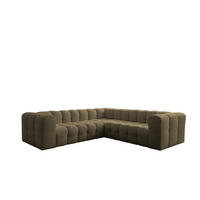 ECKSOFA Solvie Xs In Moly - Grün, Holzwerkstoff/Textil (270/270cm) - Fun Möbel