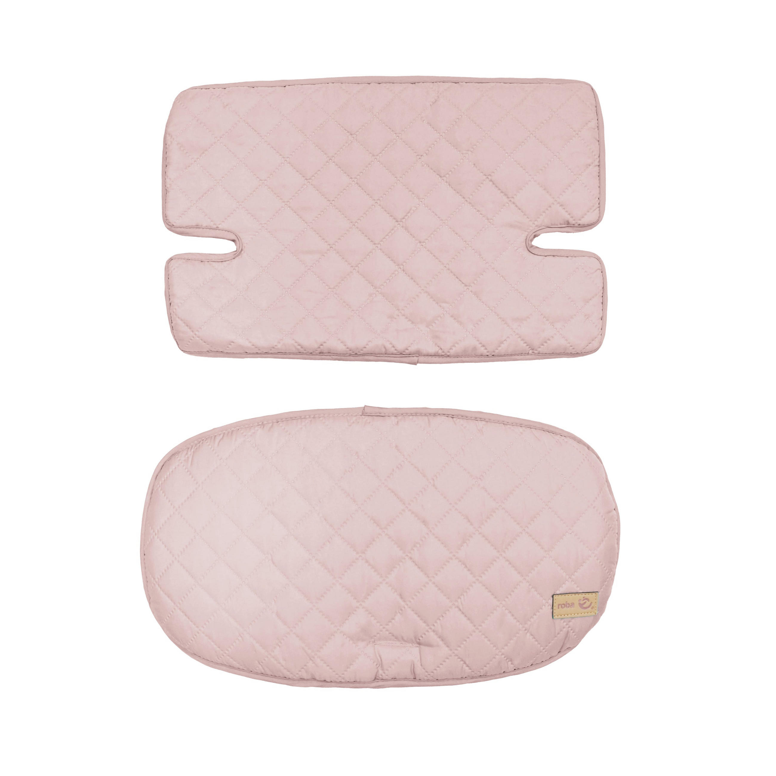 HOCHSTUHL-SITZVERKLEINERER 2-teilig roba Style rosa - Rosa, Textil (40/25/2cm) - Roba