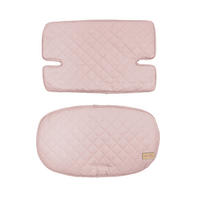 HOCHSTUHL-SITZVERKLEINERER 2-teilig roba Style rosa - Rosa, Textil (40/25/2cm) - Roba