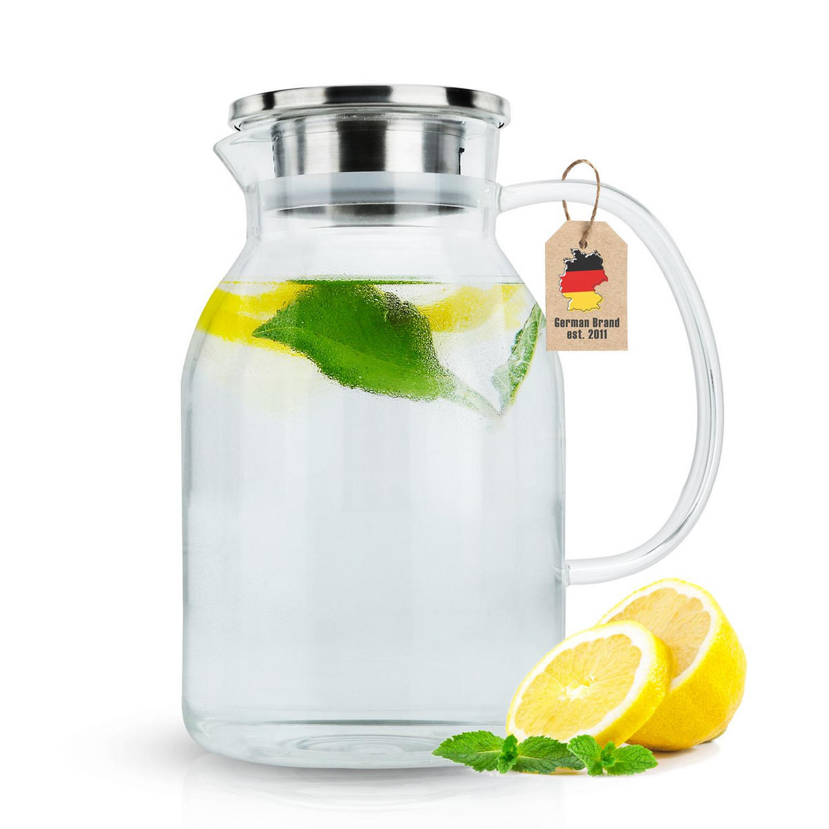 KARAFFE - Transparent, Glas (1.8L) - Intirilife