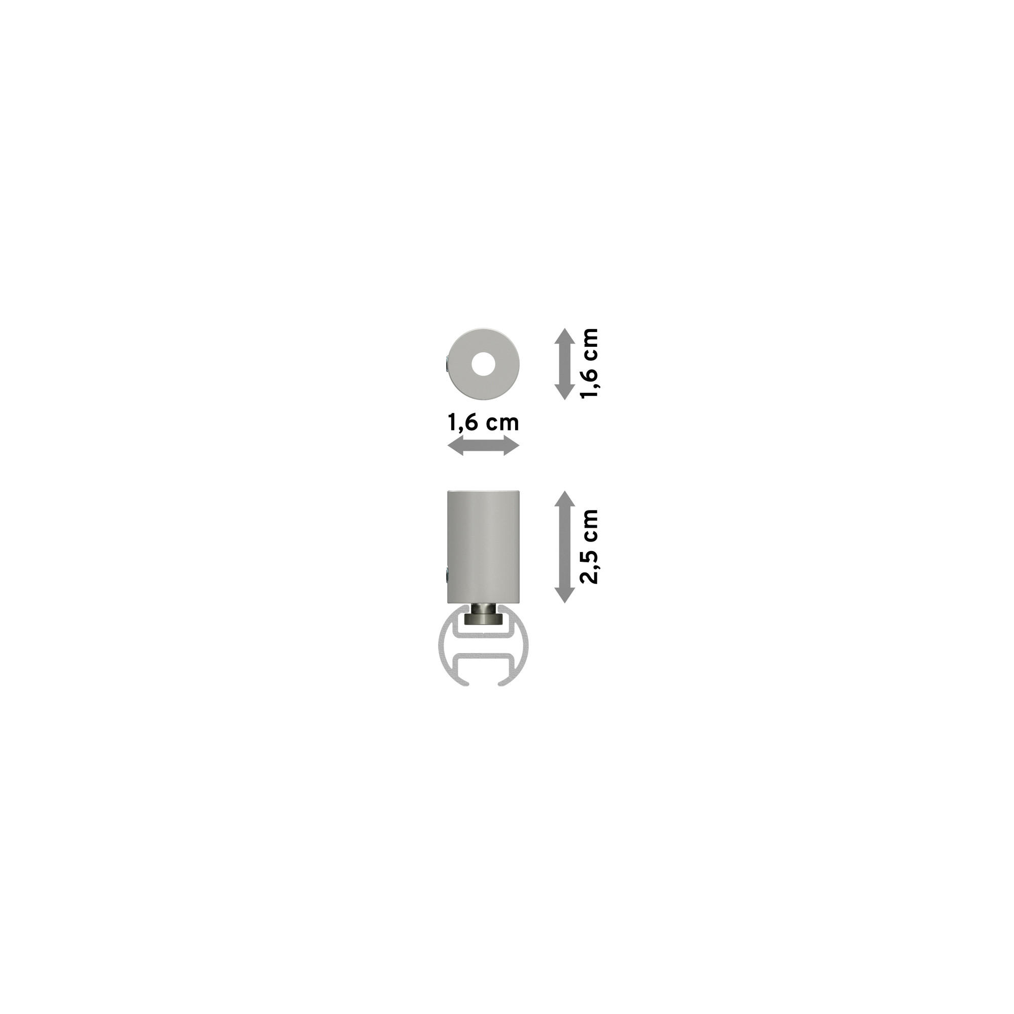 Thumbnail - Interdeco Innenlauf-Gardinenstangen-Set, Weiß, Metall, 120 cm, Wohntextilien, Gardinen & Vorhänge, Gardinen-Stangen