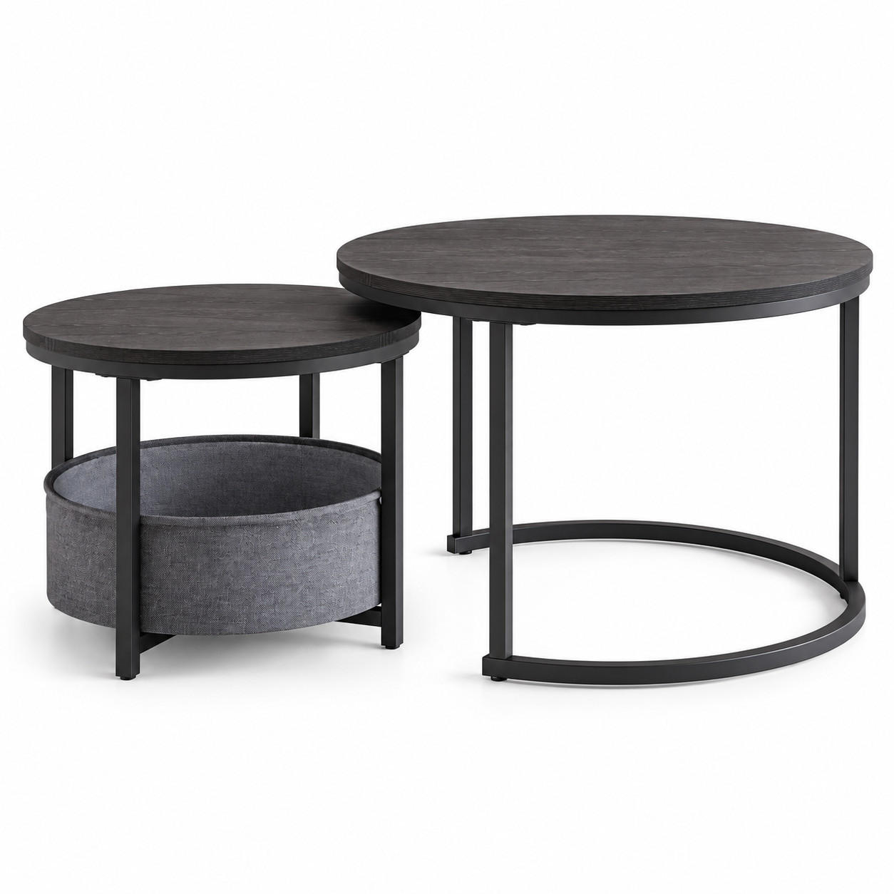 XXXLutz Couchtisch Schwarz 70x48x70 cm