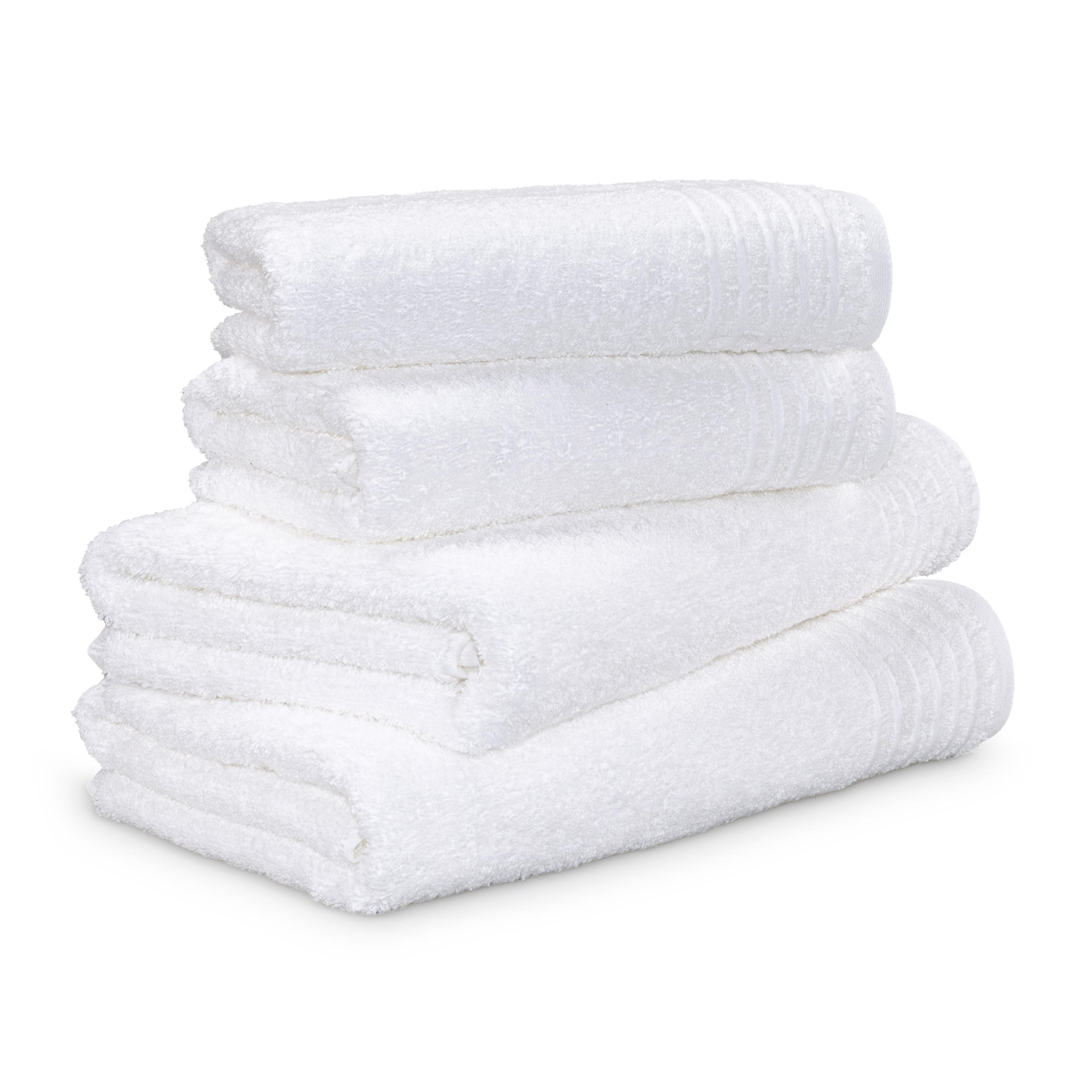 HANDTUCHSET NEW CLASSIC 4-TLG - Weiß, Textil (50/100cm) - MÖVE