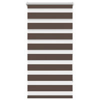 DOPPELROLLO 60,9/120 cm Stoffbreite 56,7 cm aus Polyester Braun - Braun, Textil (60/150cm) - vidaXL