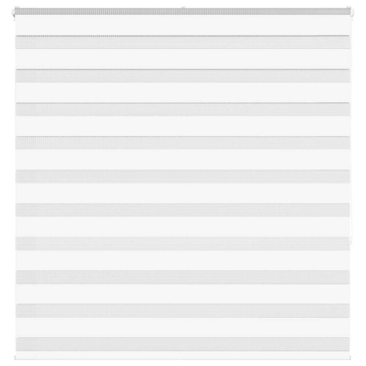 DOPPELROLLO 150/150 cm Stoffbreite 145,9 cm aus Polyester Weiß - Weiß, Textil (150/150cm) - vidaXL