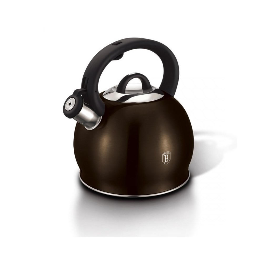 WASSERKESSEL Schwarz 24.5/22/24 cm 12277 - Schwarz, Metall (24.5cm) - Berlinger Haus