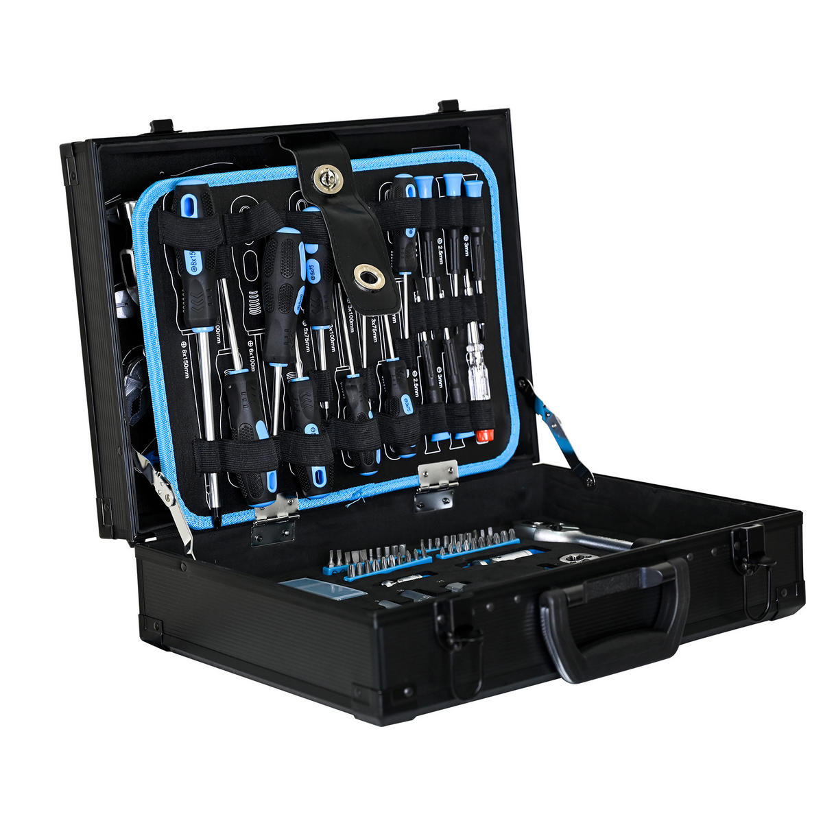 WERKZEUGSET 247 TEILE Kombi-Reparaturwerkzeug, Basis-Set, Blau - Blau, Metall (30/140/40cm) - Novahome