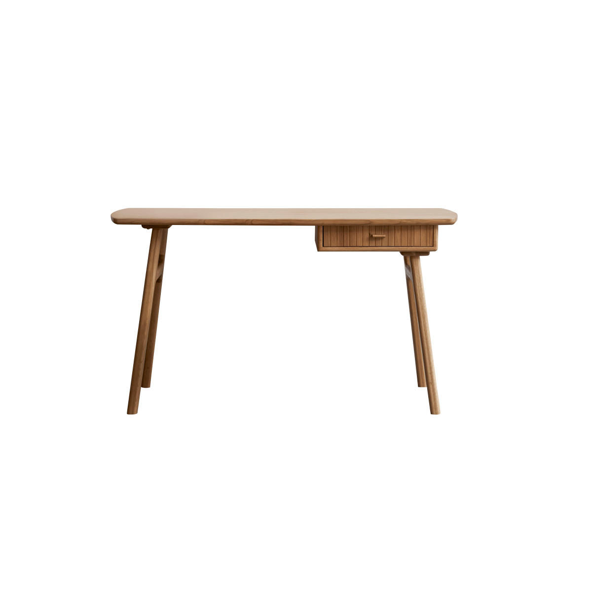 SCHREIBTISCH Yaël Natur aus Eiche - Naturfarben, Holz (56/140/76cm) - Tikamoon