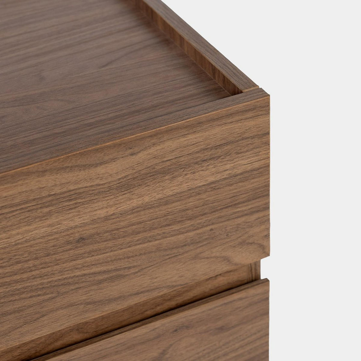 SCHUBLADENKOMMODE DOPPELTE Peyton Walnuss 120 cm x 80 cm - Walnussfarben, Holzwerkstoff (120/80/40cm) - Klast Home